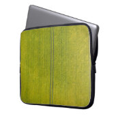 Grüngras Laptopschutzhülle (Vorderseite Links)
