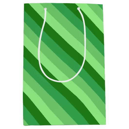 Grüngras-Medium-Geschenktasche Mittlere Geschenktüte (Vorderseite)