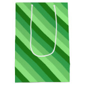 Grüngras-Medium-Geschenktasche Mittlere Geschenktüte (Rückseite)