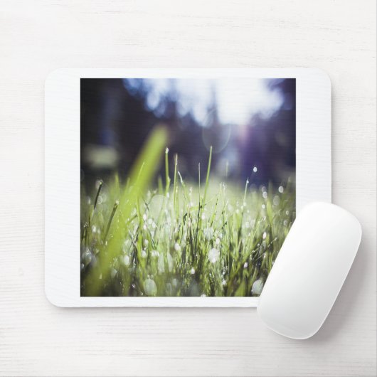 Grüngras Mousepad (Mit Mouse)