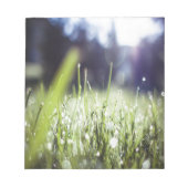 Grüngras Notizblock (Vorderseite)