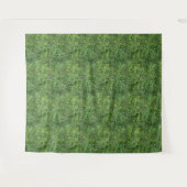 Grüngras, reales Foto-Muster Wandteppich (Vorderseite (Horizontal))