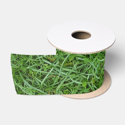 Grüngras Satinband (Spule)