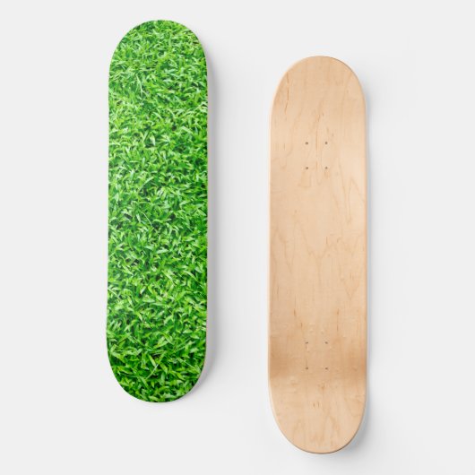 Grüngras Skateboard (Vorderseite)