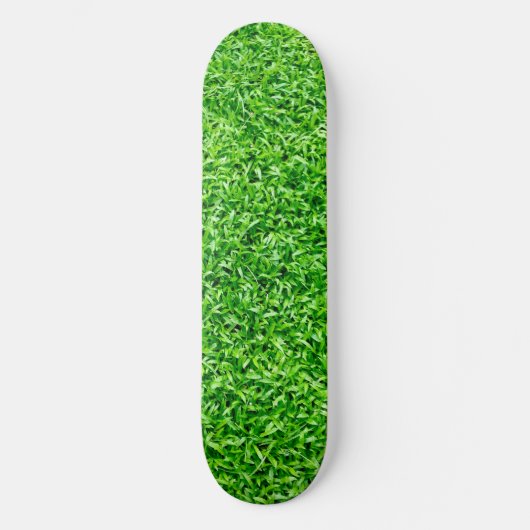 Grüngras Skateboard (Vorderseite)