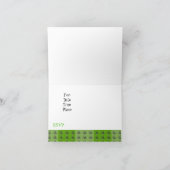 Grüngras Sommereinladung Einladung (Innenseite)