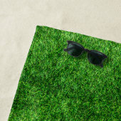 Grüngras Strandtuch (Beispiel)