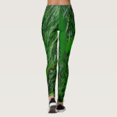 Grüngras Verlasse Natur Leggings (Rückseite)