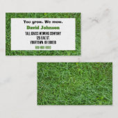 Grüngras Visitenkarte (Vorne/Hinten)