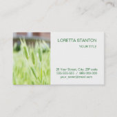 Grüngras Visitenkarte (Vorderseite)