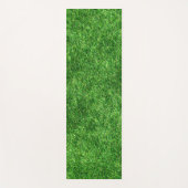 Grüngrasfeld-Fitness Moderne Naturvorlage Yogamatte (Vorderseite)