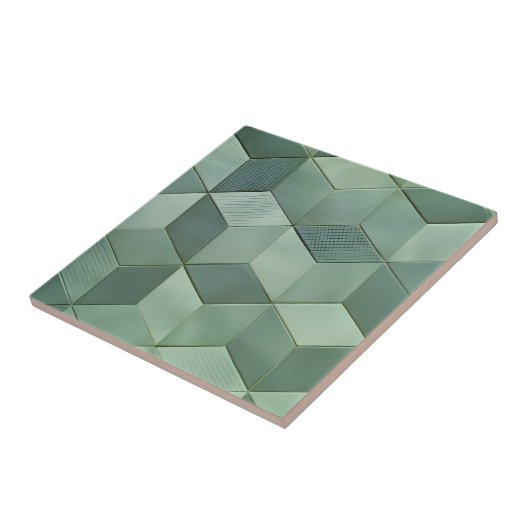 Grüngraskacheln Fliese (Seite)