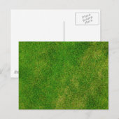 Grüngrasstruktur Postkarte (Vorne/Hinten)