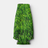 Grüngrastextur aus einem Fußballfeld Flaschenkühler (Vorderseite)