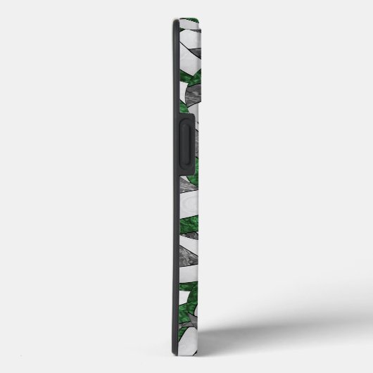 Grüngraue Teamgeist gibt Mädchen Volleyball Case-Mate iPhone Hülle (Rückseite / Rechts)