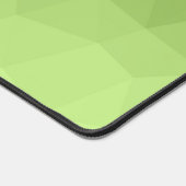 Grüngrün ombre geometrische Mesh Monogram Schreibtischunterlage (Ecke)