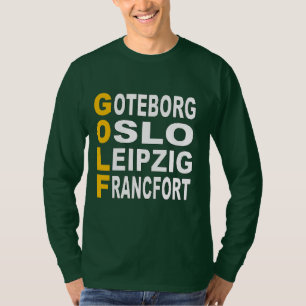 Grüngrüngrünes T-Shirt Foret New Design GOLF EUROP