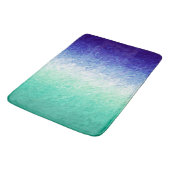 Grungy Abstrakt MLM Men Love Men Pride Flag Badematte (Schrägansicht)