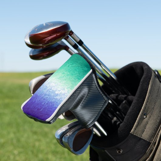 Grungy Abstrakt MLM Men Love Men Pride Flag Golf Headcover (In Situ)