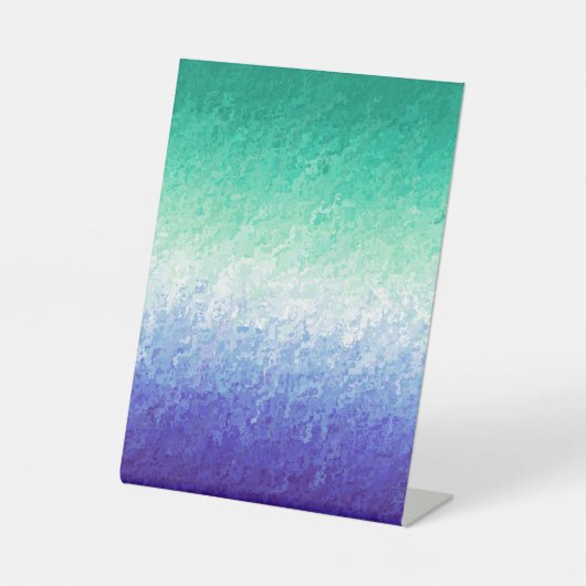 Grungy Abstrakt MLM Men Love Men Pride Flag Sockelschild (Vorderseite)