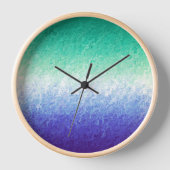 Grungy Abstrakt MLM Men Love Men Pride Flag Uhr (Vorderseite)