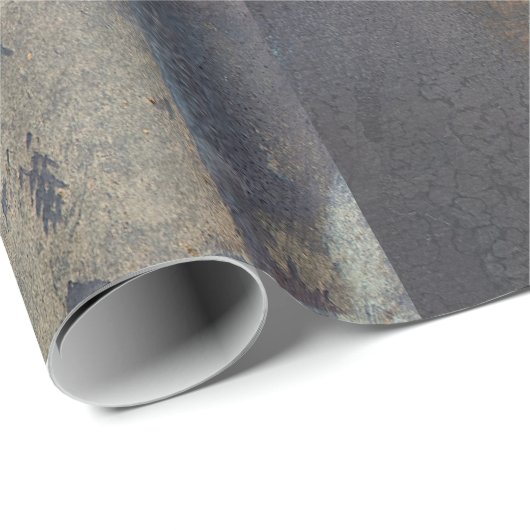Grungy Abstrakt Slate Design Geschenkpapier (Rolleneckpunkt)