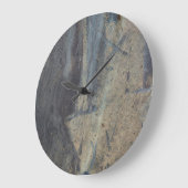 Grungy Abstrakt Slate Design  Große Wanduhr (Winkel)