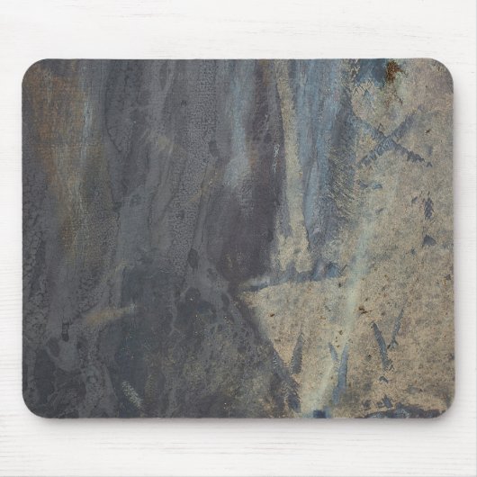 Grungy Abstrakt Slate Design Mousepad (Vorne)