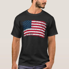 Grungy American Flag T-Shirt