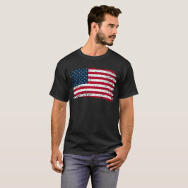 Grungy American Flag T-Shirt