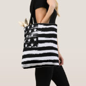 Grungy American Flag Tasche (Von Nahem)