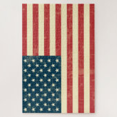 Grungy American Flag USA Puzzle (Vertikal)