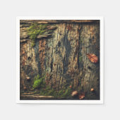 Grungy Autumnal Muddy Mossy hat Holzdekoupage getr Serviette (Vorderseite)