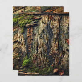 Grungy Autumnal Worwood und Moss Scrapbook Paper