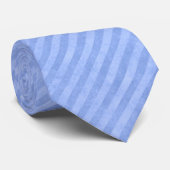 Grungy Baby Blue Stripe Krawatte (Gerollt)