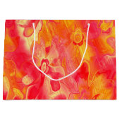 grungy-bemalt-Florals-11- Große Geschenktüte (Vorderseite)