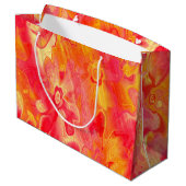 grungy-bemalt-Florals-11- Große Geschenktüte (Rückseite Schrägansicht)