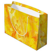 grungy-bemalt-Florals-8- Große Geschenktüte (Rückseite Schrägansicht)