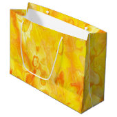 grungy-bemalt-Florals-8- Große Geschenktüte (Vorderseite Schrägansicht)
