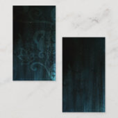 Grungy Blumen Visitenkarte (Vorne/Hinten)