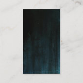 Grungy Blumen Visitenkarte (Rückseite)