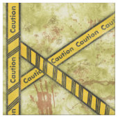 Grungy Caution Band Halloween Stoff (Nahaufnahme)