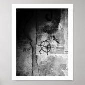 Grungy City Wall Anarchy  Poster (Vorne)