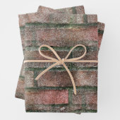 Grungy Dirty Moldy Brick Wall Geschenkpapier Set (Beispiel)