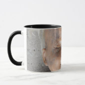 Grungy Doll Face Tasse (Links)