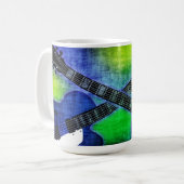 Grungy Electric Guitars Tasse (Vorderseite Links)