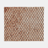 Grungy Fishnets Texture Fleece Blanket (Vorderseite (Horizontal))