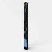 Grungy Floral Decadence BT iPhone 5 Fall, Blau Case-Mate iPhone Hülle (Hinten/Links)