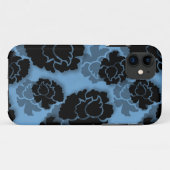 Grungy Floral Decadence BT iPhone 5 Fall, Blau Case-Mate iPhone Hülle (Rückseite (Horizontal))