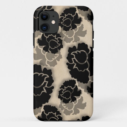 Grungy Floral Decadence BT iPhone 5 Fall, Elfenbei Case-Mate iPhone Hülle (Rückseite)